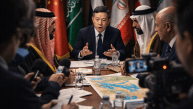 China's envoy to the Middle East is on a tour aimed at stopping the military conflict