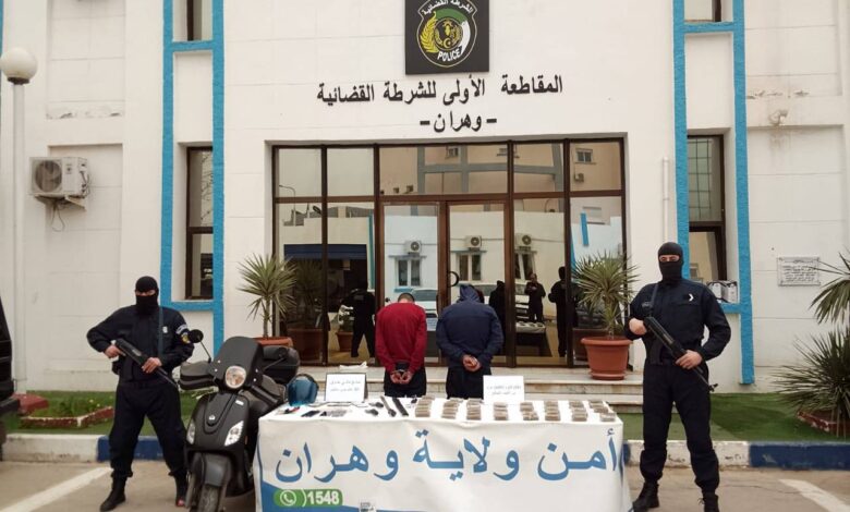 Oran.. The overthrow of the Harqa organization network and the arrest of 4 suspects, including a Moroccan - New Algeria
