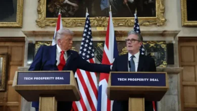 Tension in relations.. Trump criticizes London's position on military bases