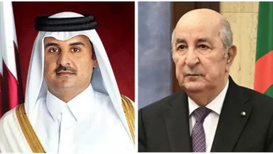 The President of the Republic confirms support for Qatar’s mediation - Algerian Al-Hiwar newspaper
