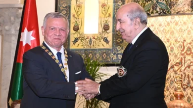 The President of the Republic makes a phone call with the King of Jordan - New Algeria