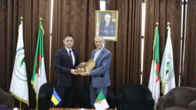 The University of Algiers 2 discusses with the Ambassador of Ukraine the prospects for academic cooperation - Algerian Al-Hiwar newspaper