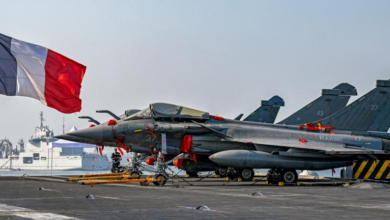 The aircraft carrier Charles de Gaulle sails to the Mediterranean - Algerian Al-Hiwar newspaper