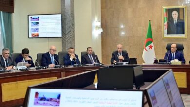 The government presents Algeria's national strategy for confronting major disasters