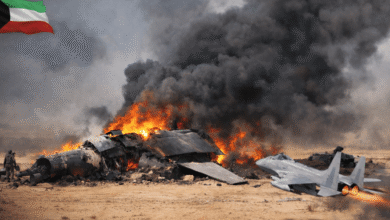 Watch... American warplanes crash in Kuwait